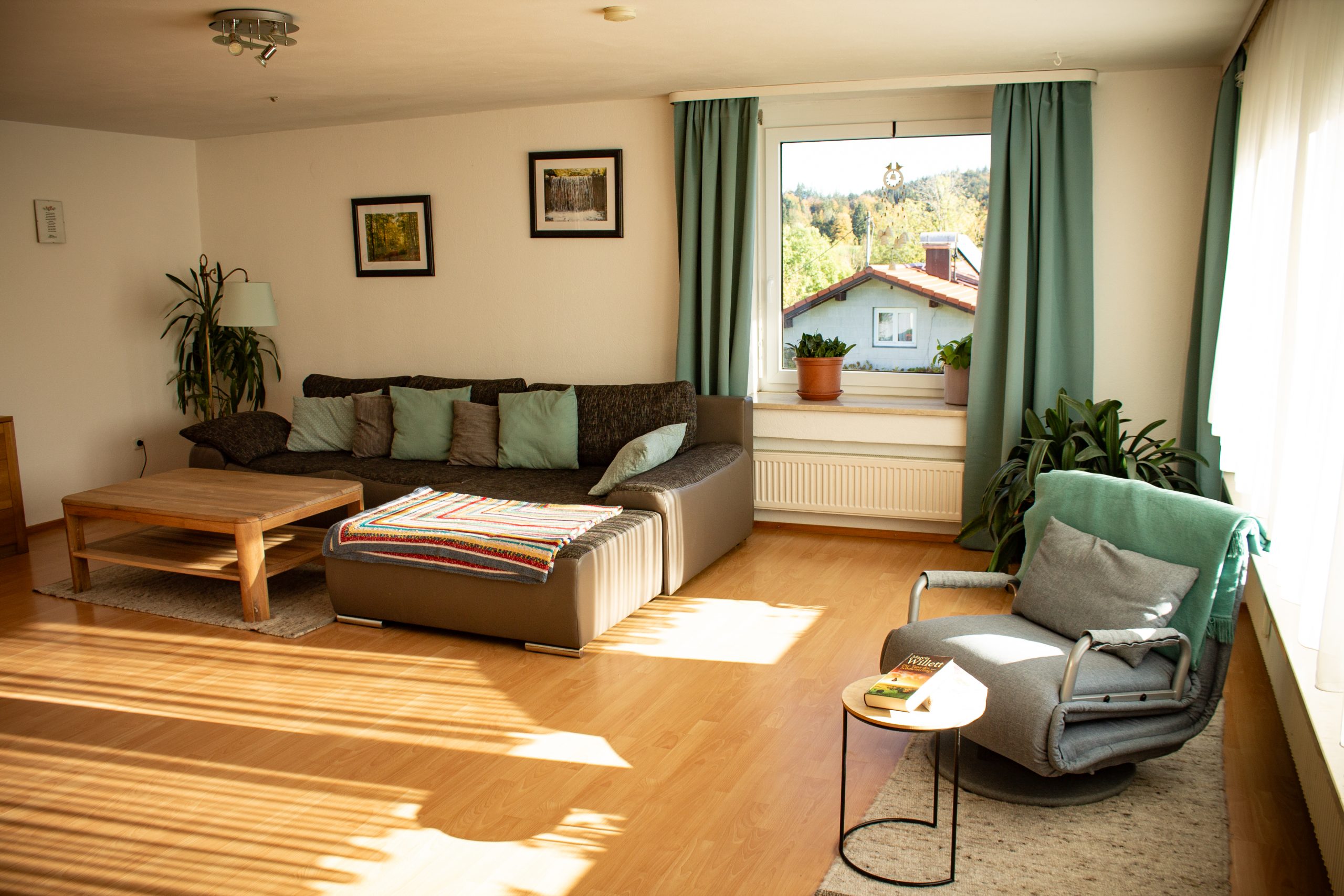 Ferienwohnung Alpenglühen - Wohnzimmer